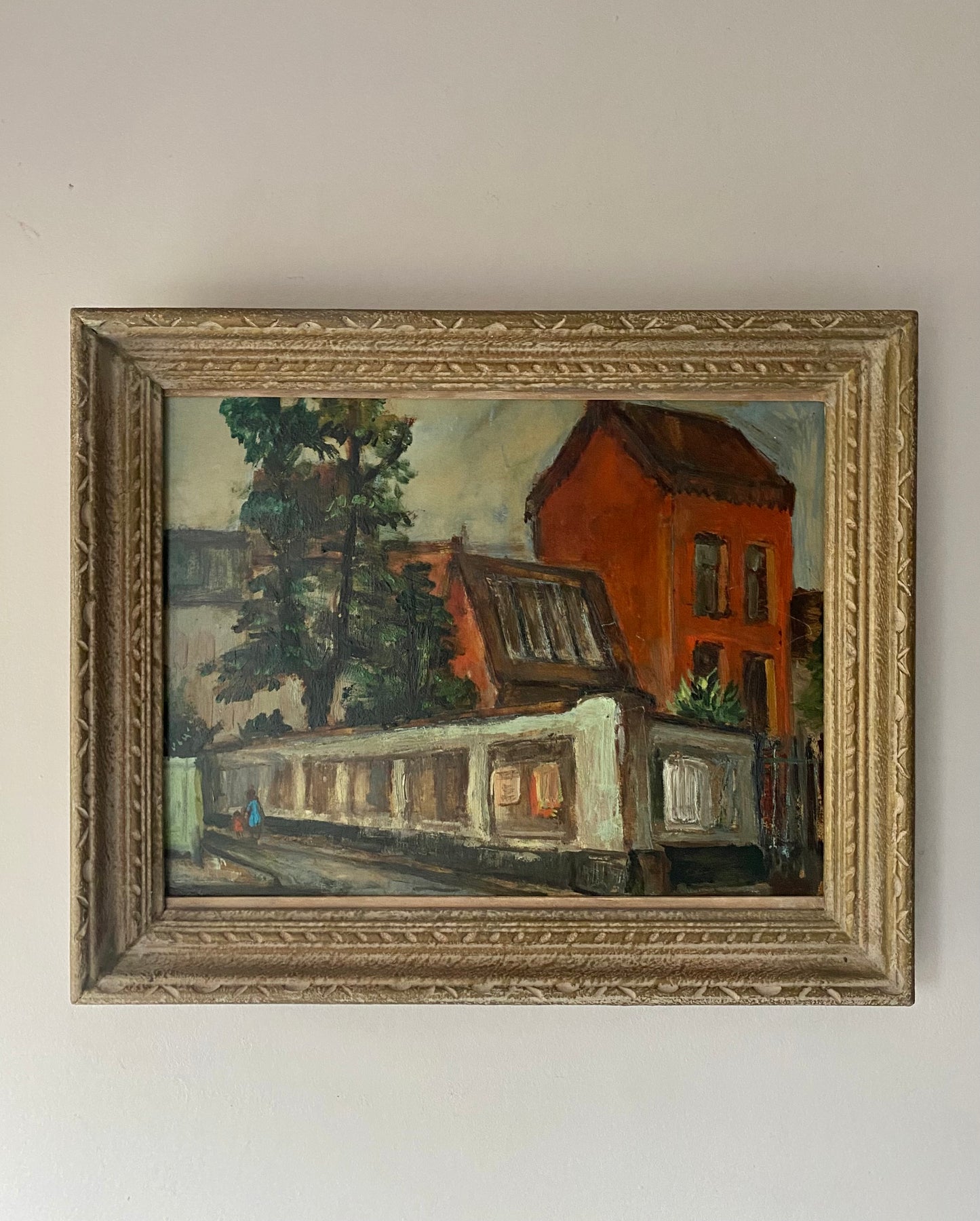 Parisian Street Oil Painting