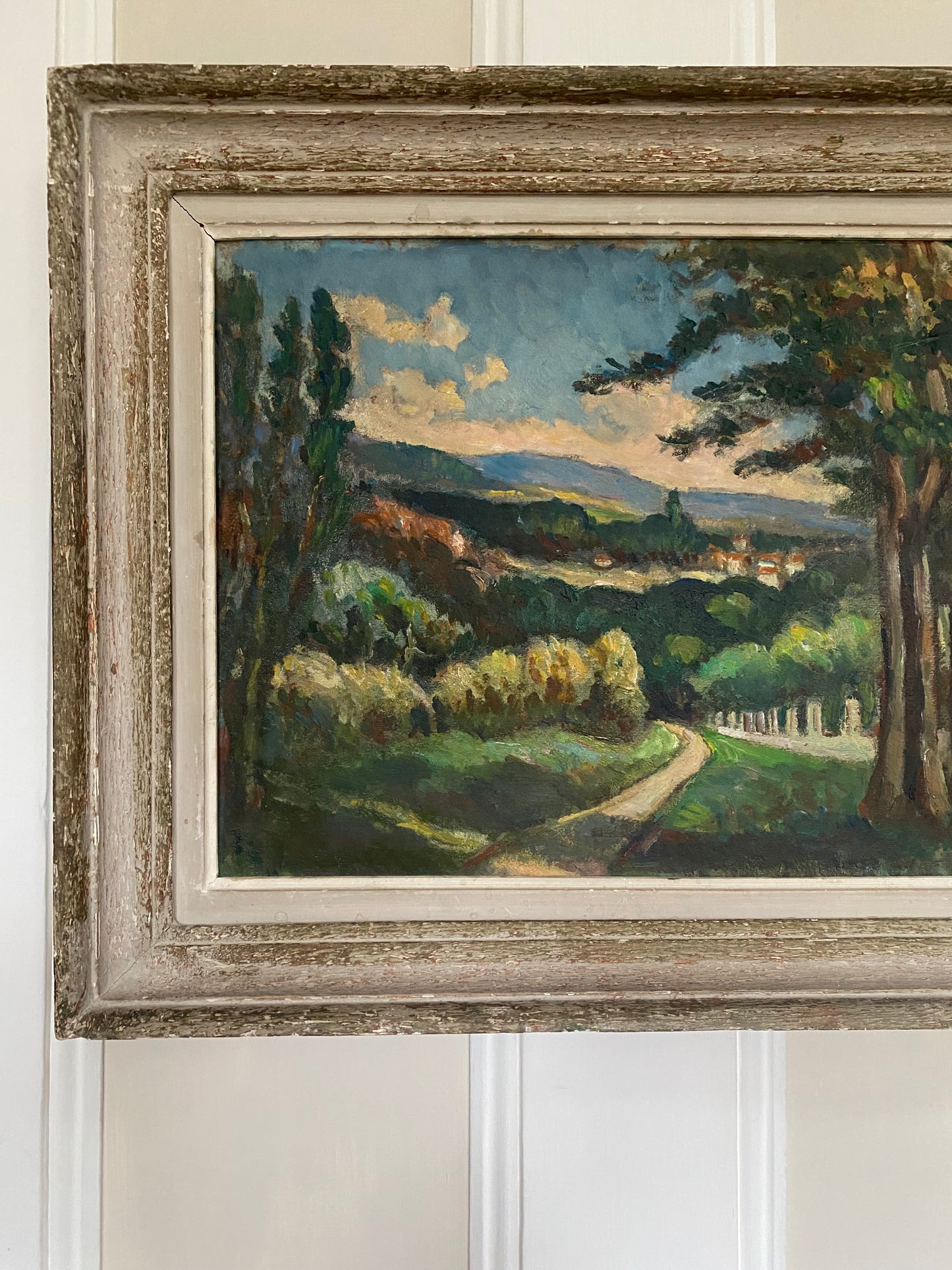 Rambling Along Landscape Oil Painting