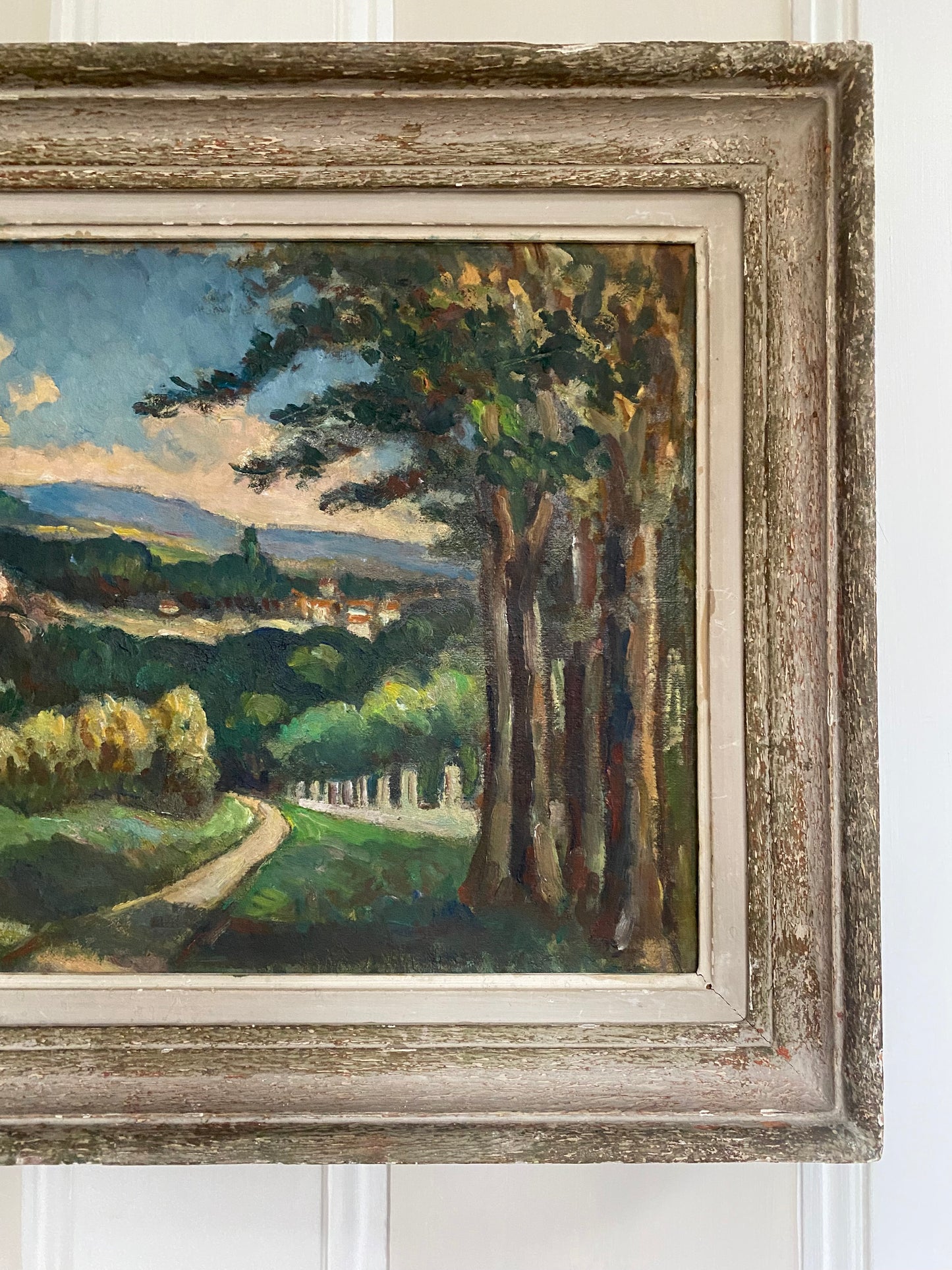 Rambling Along Landscape Oil Painting