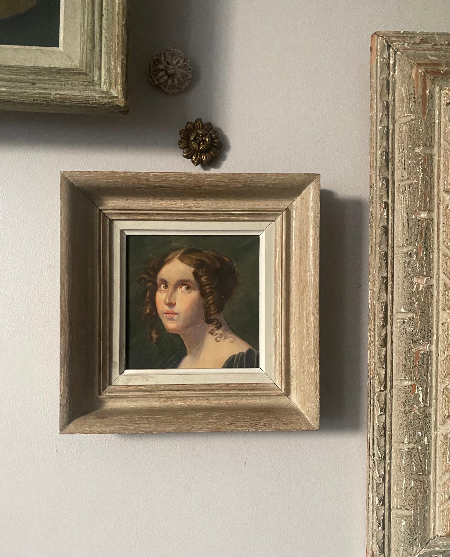 Girl with the Curls Portrait Painting