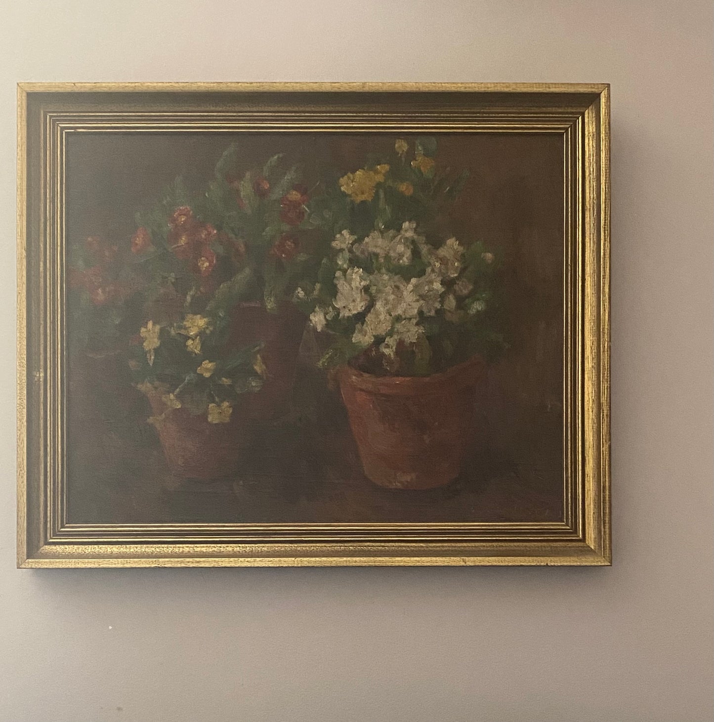 The Flower Pots Oil Painting