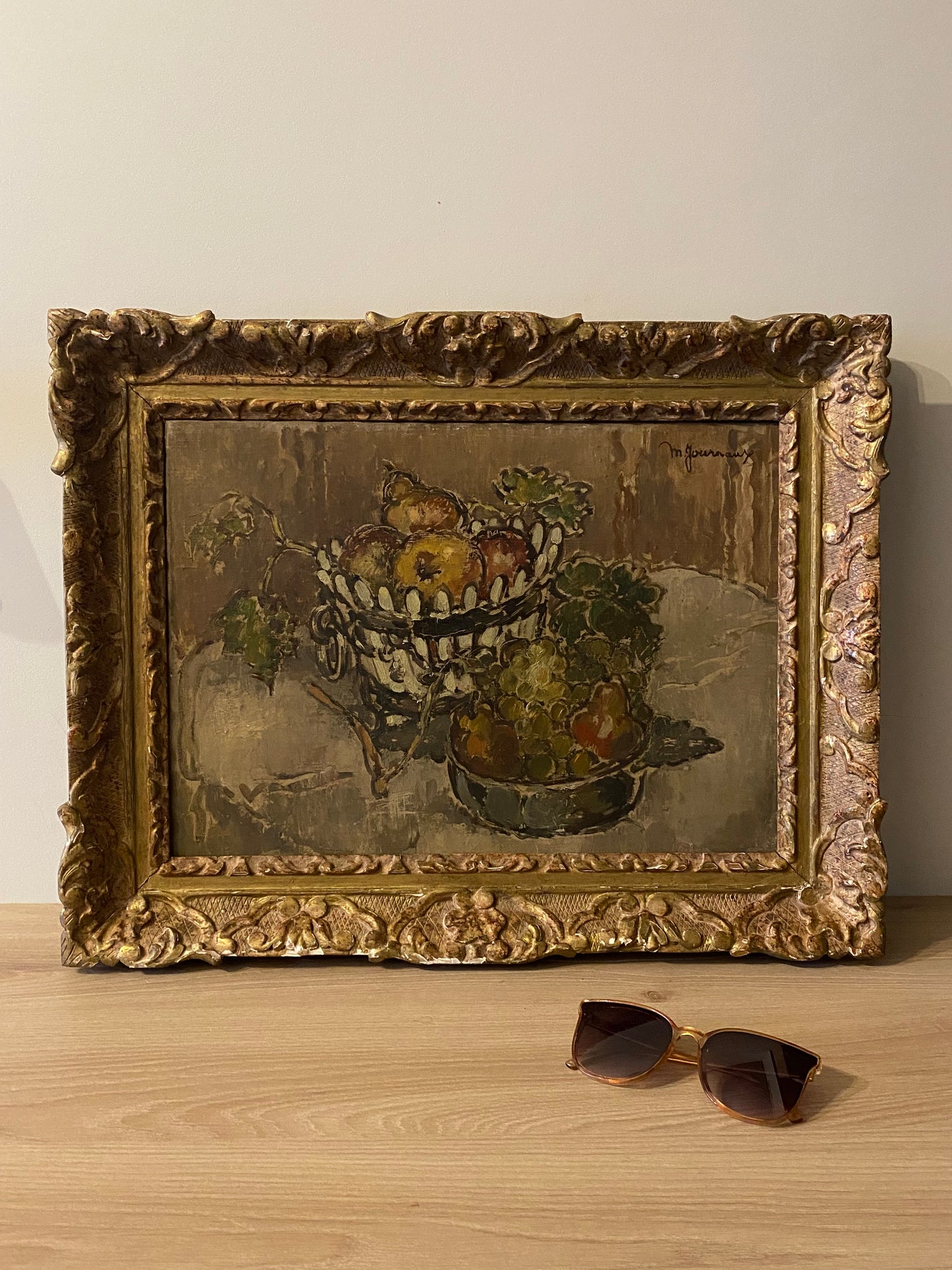 Fruit Baskets Journaux Oil Painting