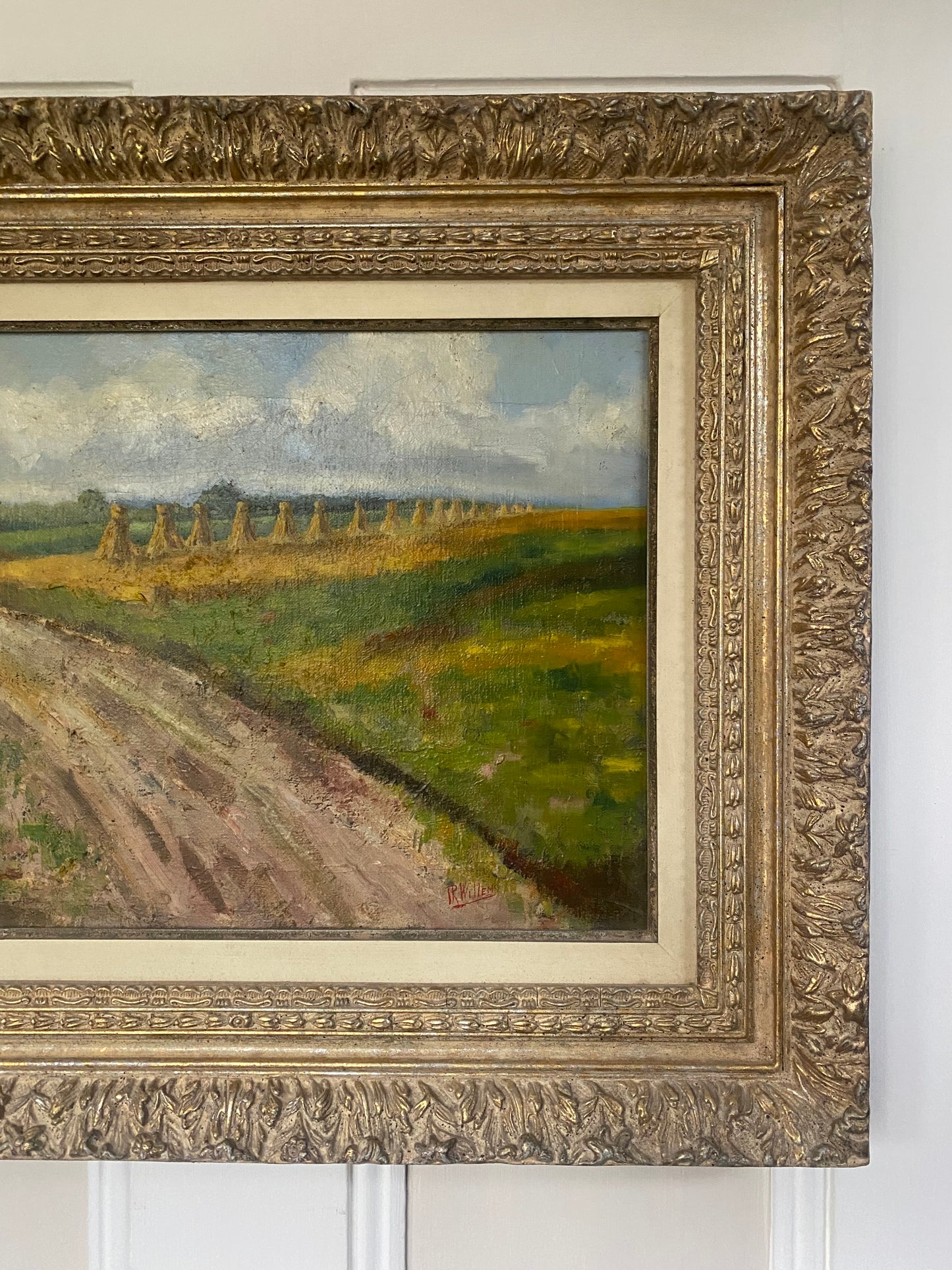The Haystacks Oil Painting on Canvas