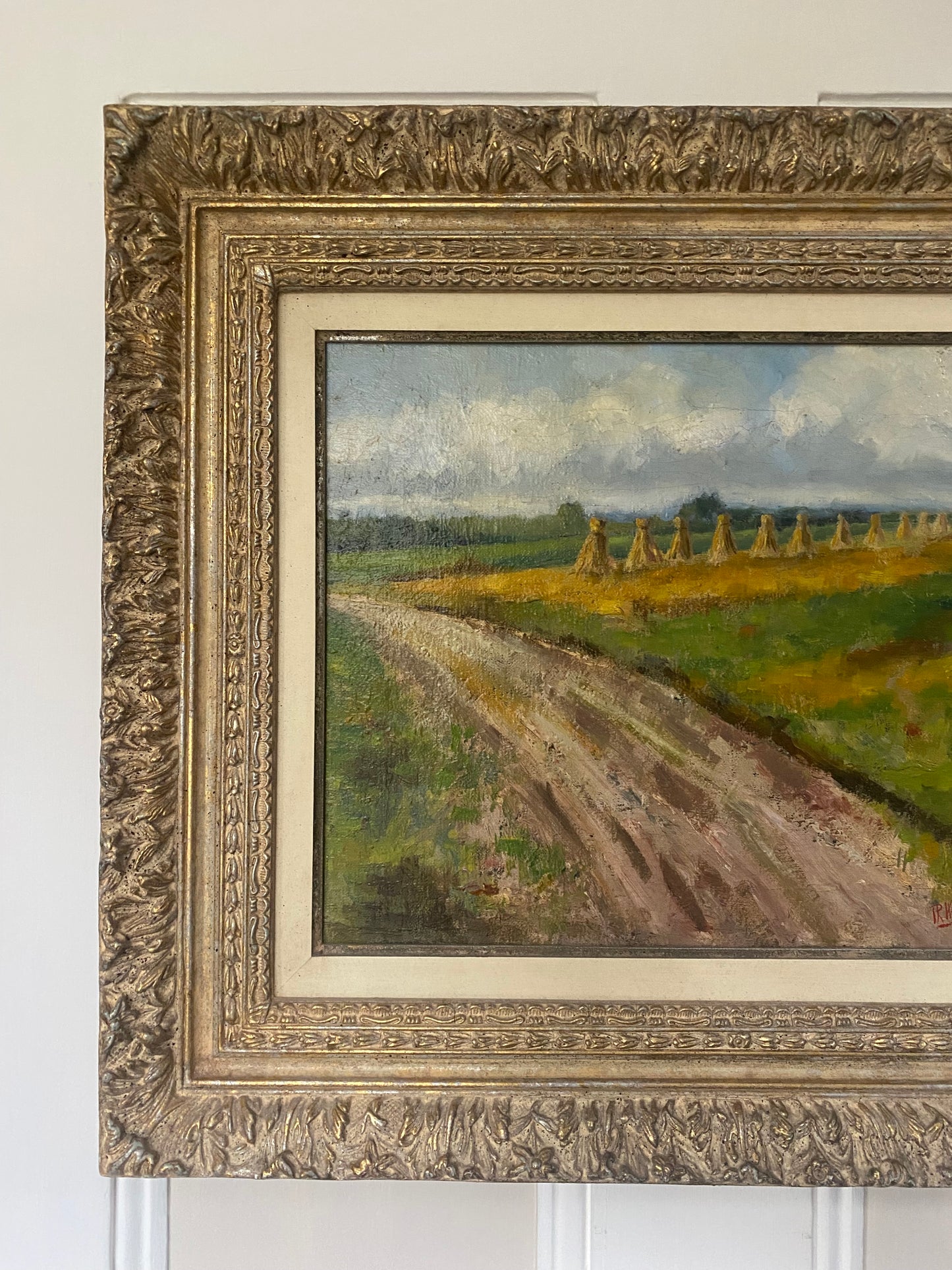 The Haystacks Oil Painting on Canvas