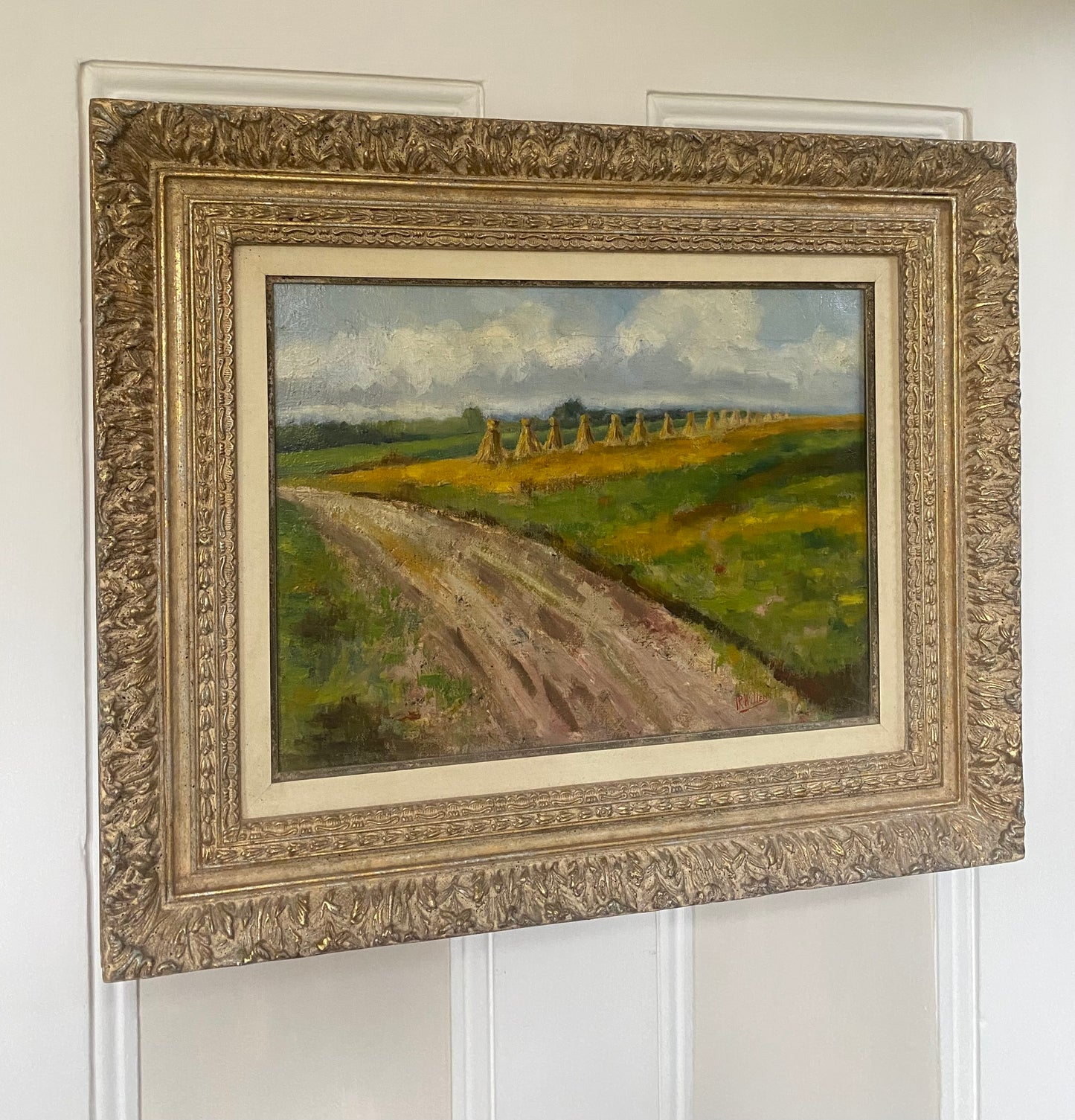 The Haystacks Oil Painting on Canvas
