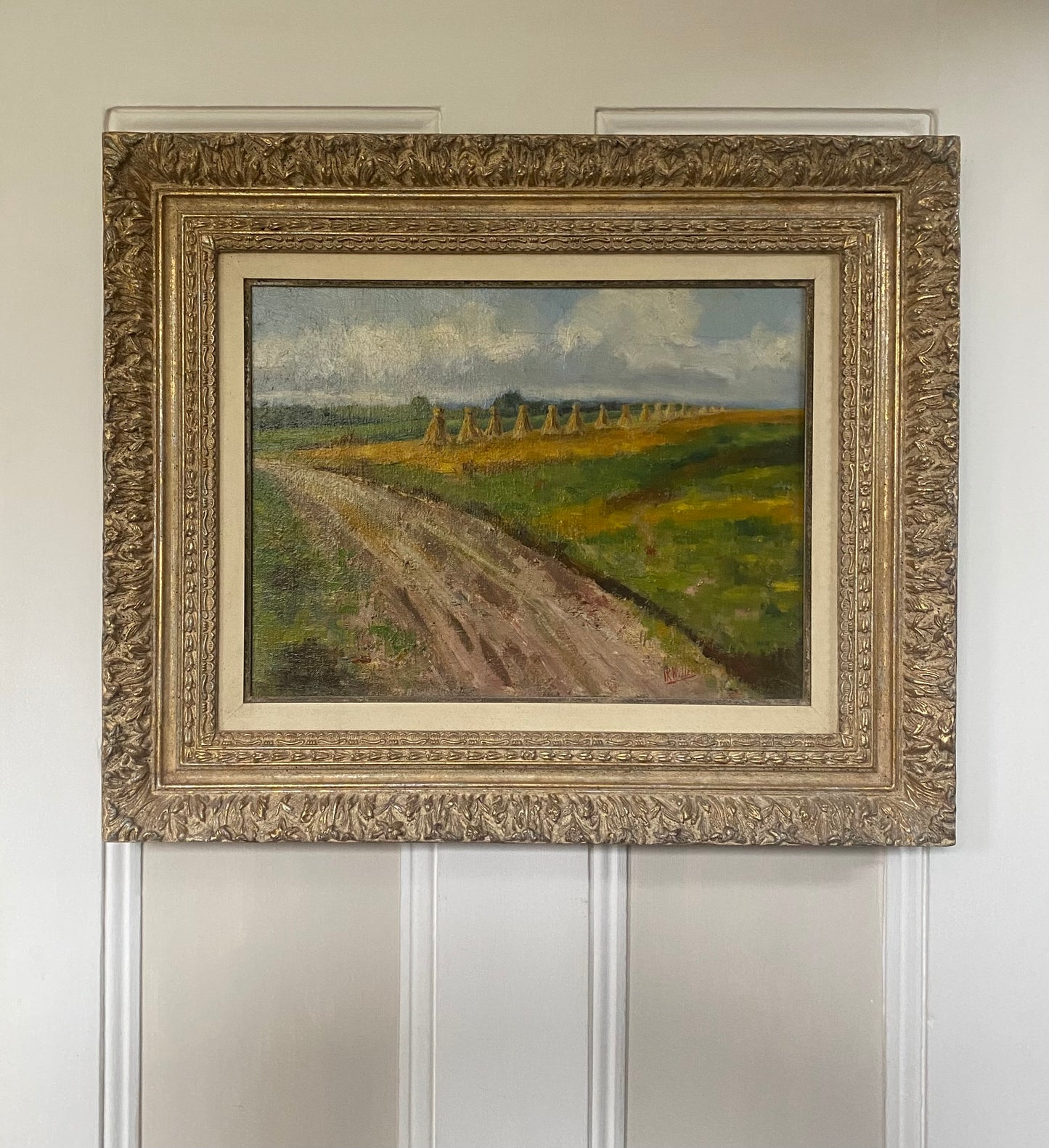 The Haystacks Oil Painting on Canvas