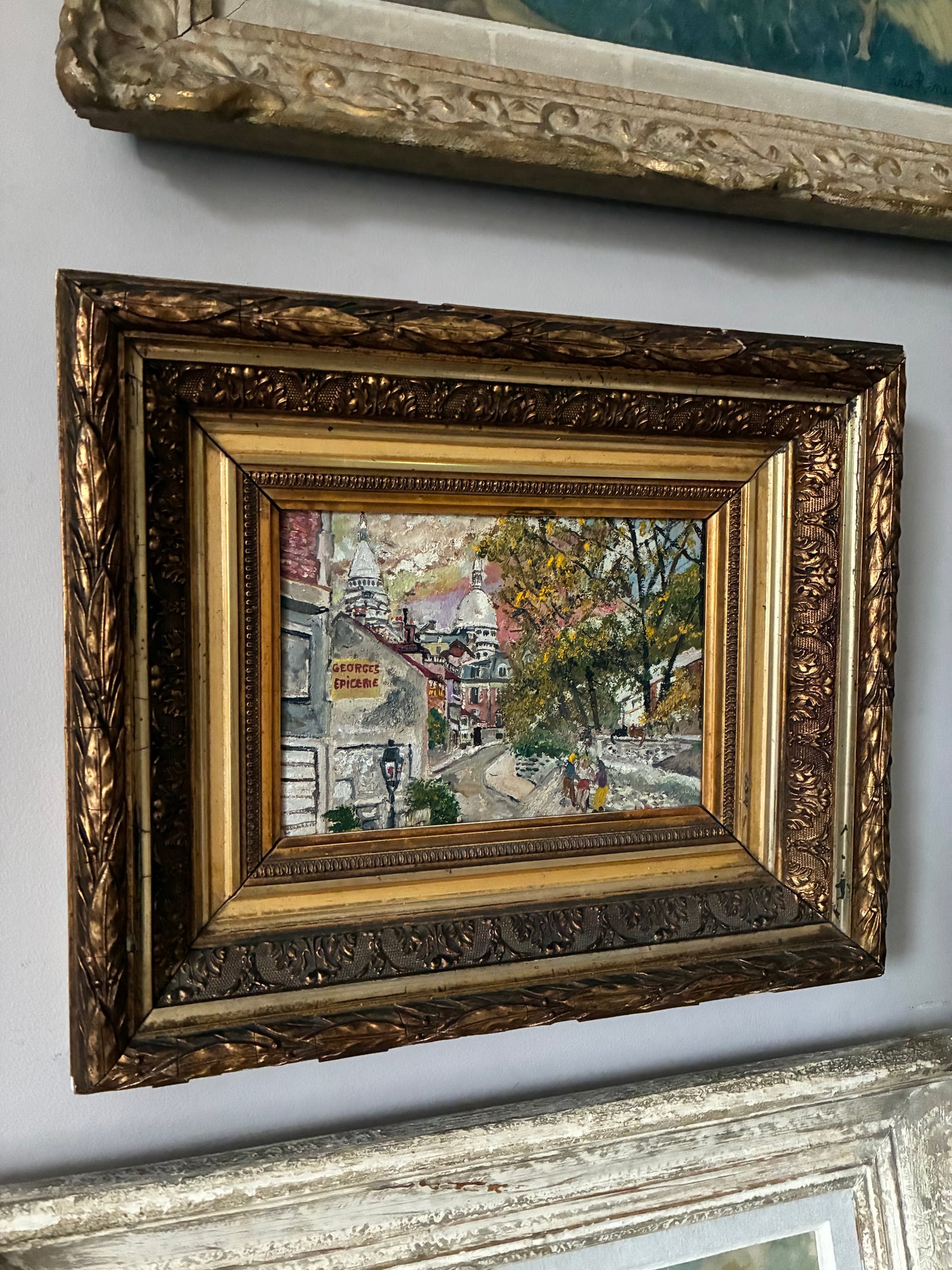 Streets of Paris Oil Painting Lucien Metraux