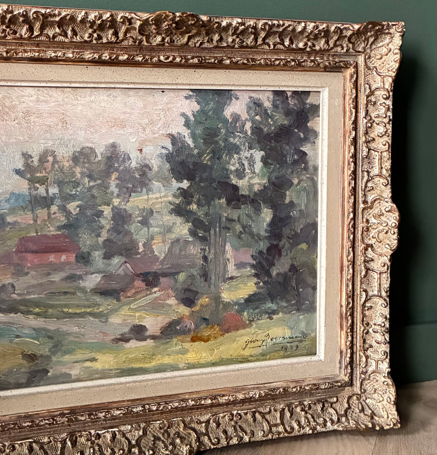 Saturday Landscape Oil Painting 1939