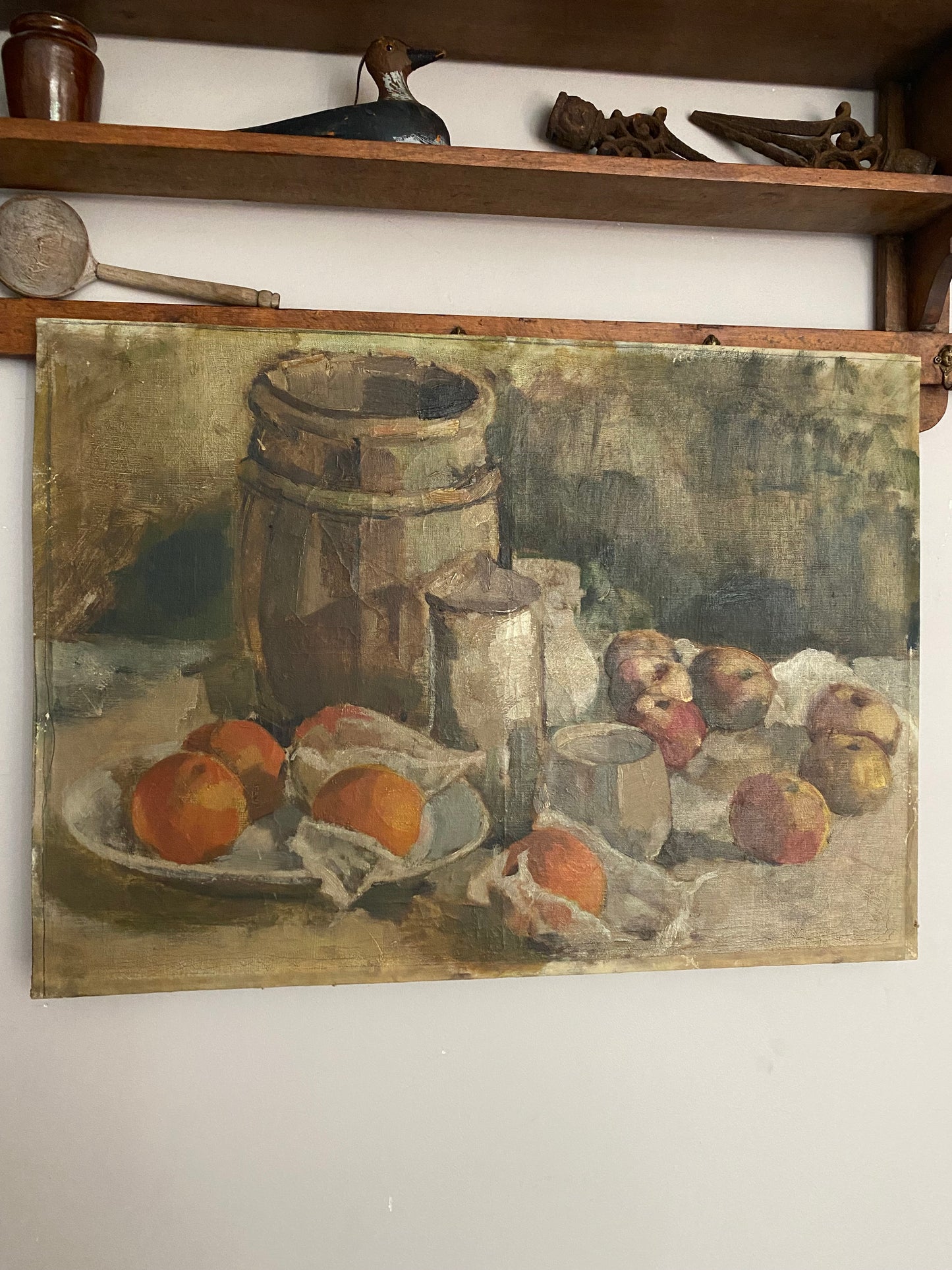 Fruitful French Oil Painting on Canvas