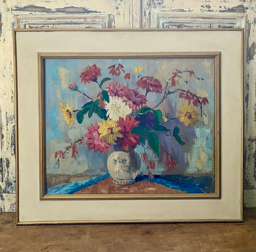 The Perfect Display Floral Oil on Canvas