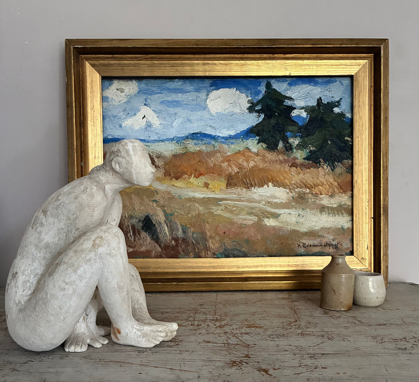 Land Lovers Oil Painting