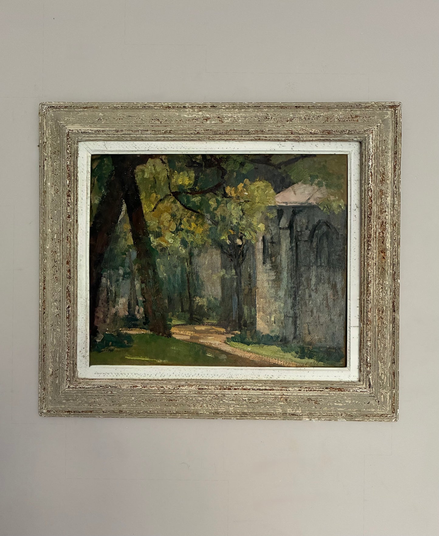 Concealed Entrance Oil Painting
