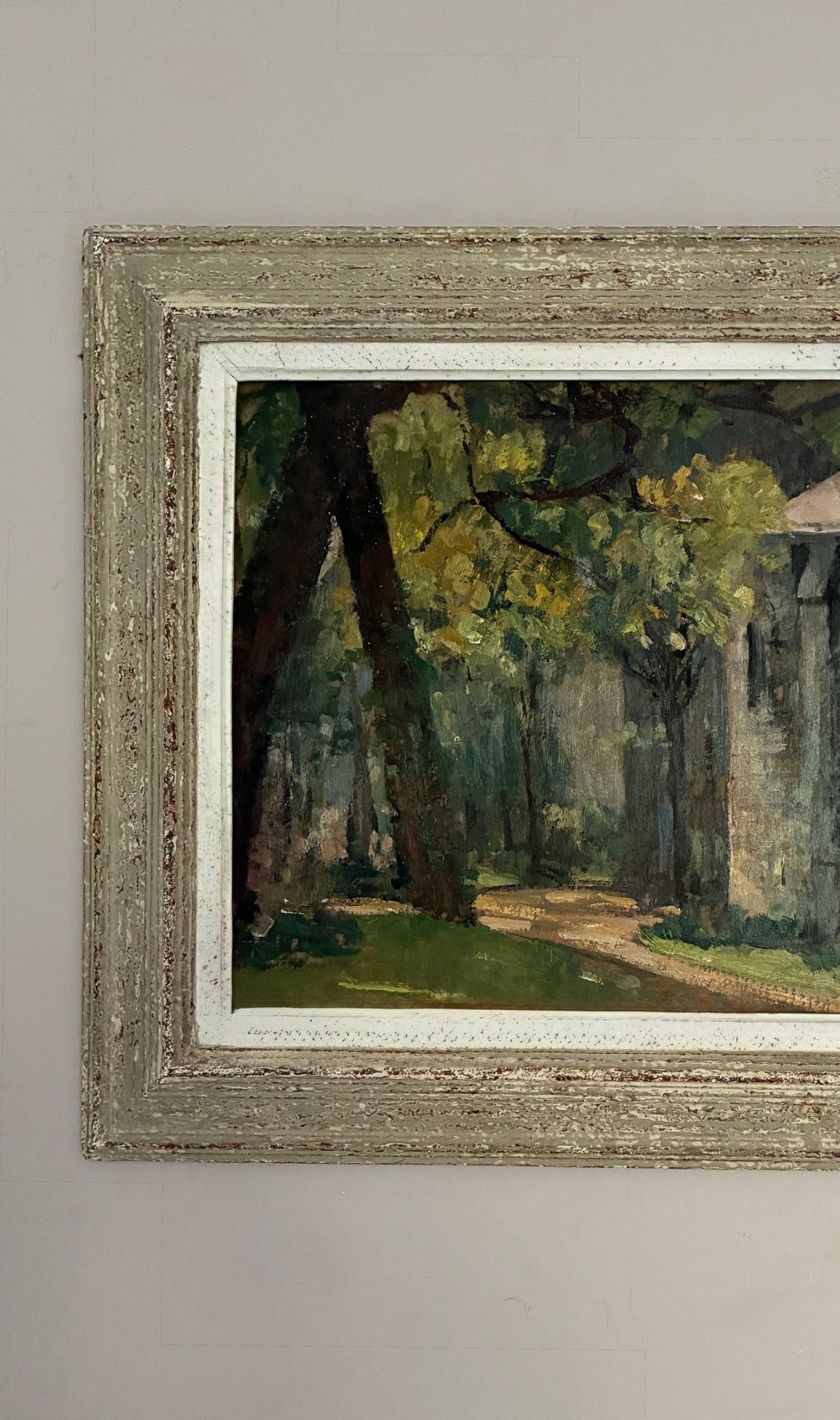 Concealed Entrance Oil Painting