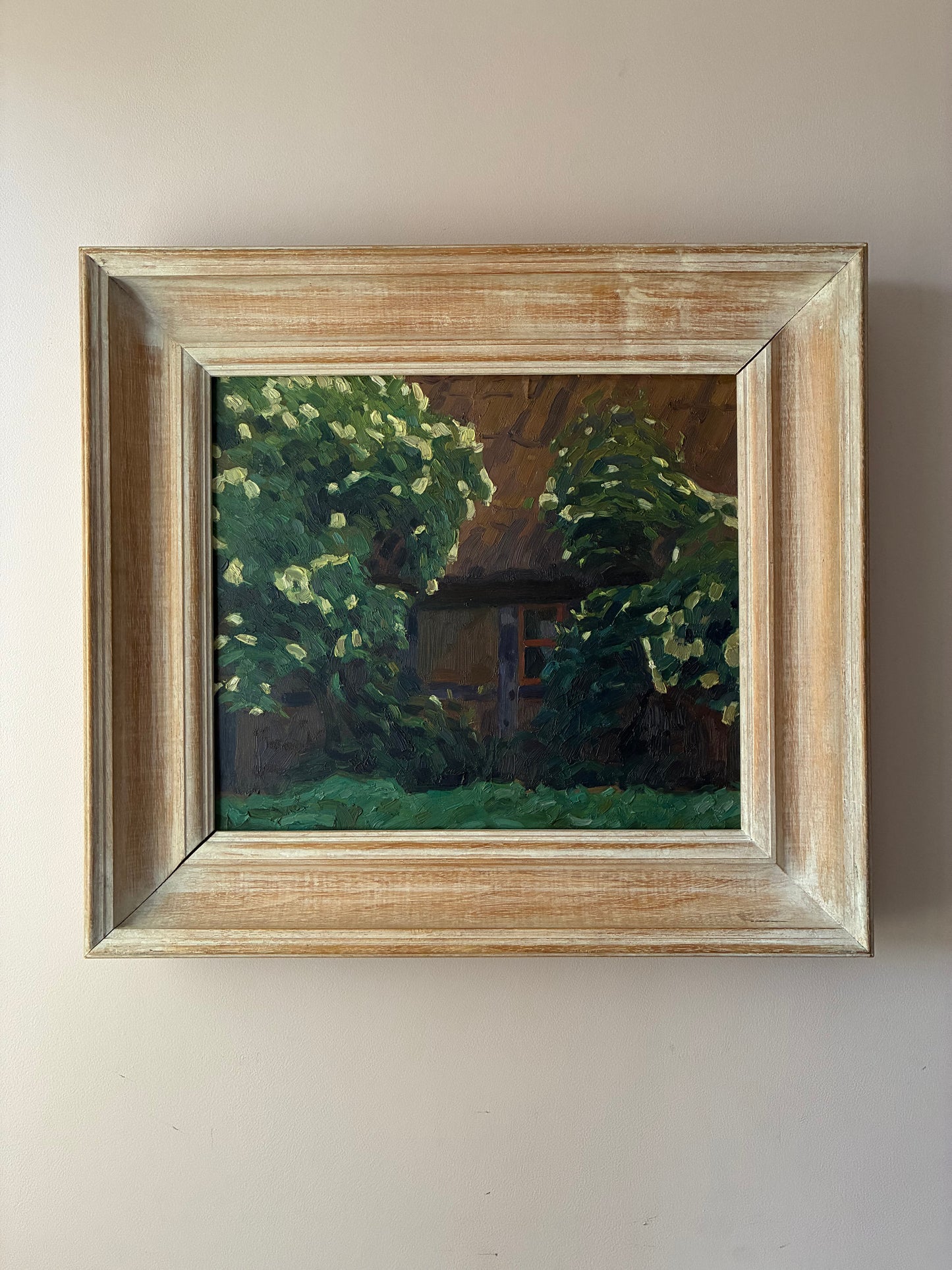 The Hideaway Cottage Oil Painting