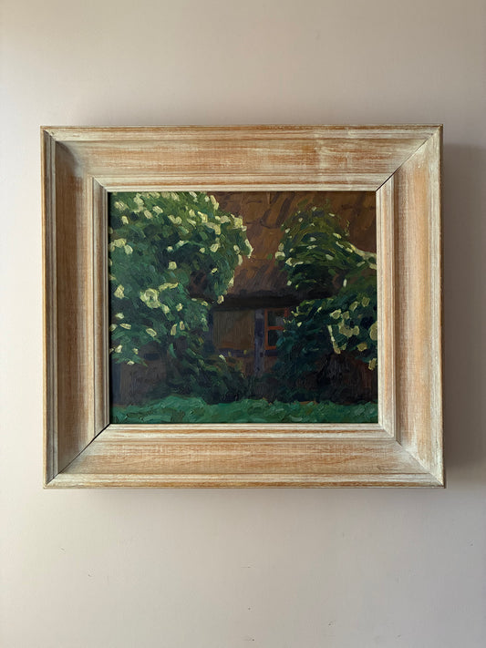The Hideaway Cottage Oil Painting