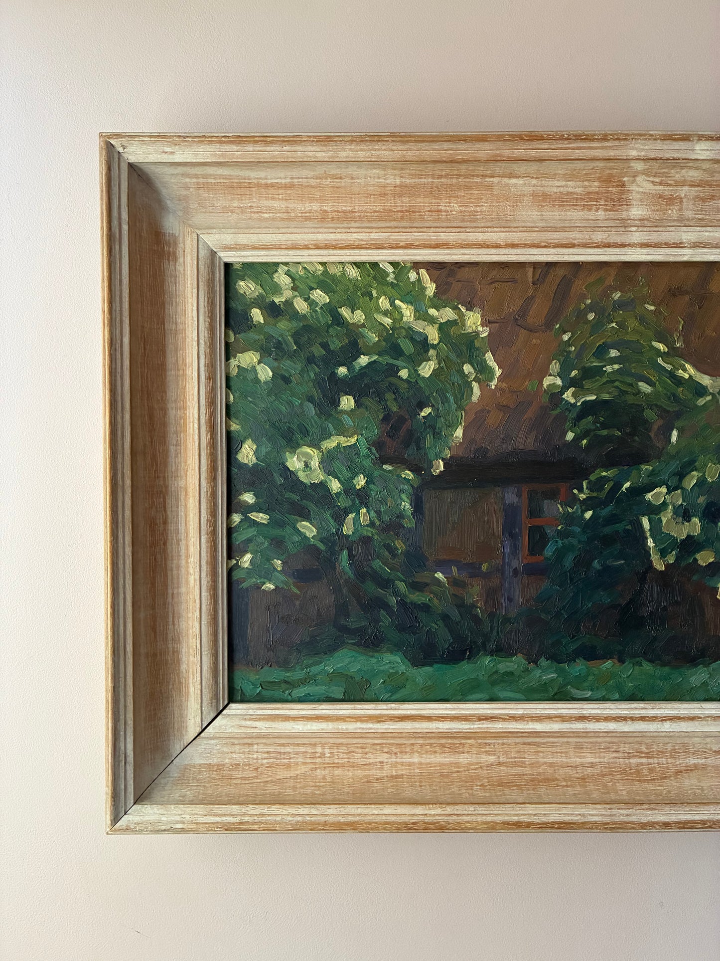 The Hideaway Cottage Oil Painting