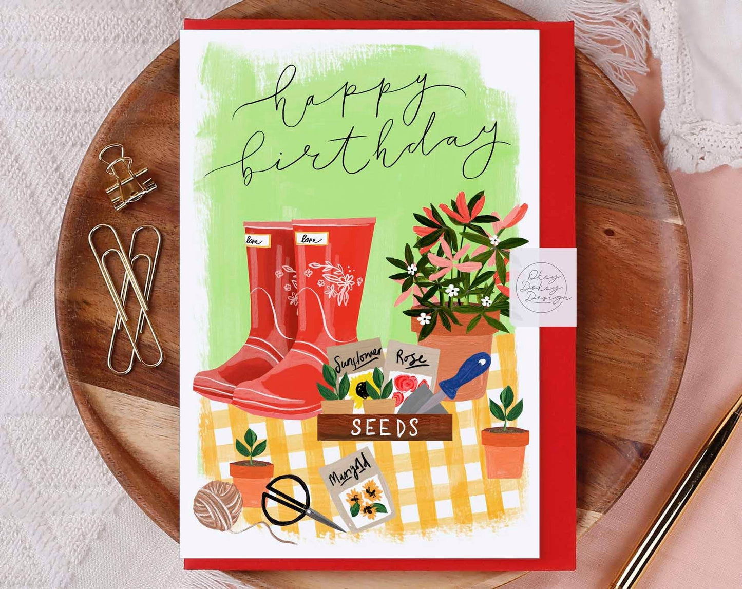 Happy Birthday Seeds Greetings Card