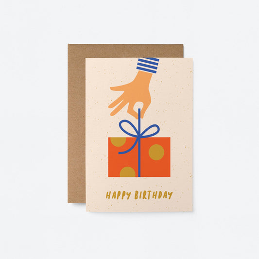 Happy Birthday Greetings Card