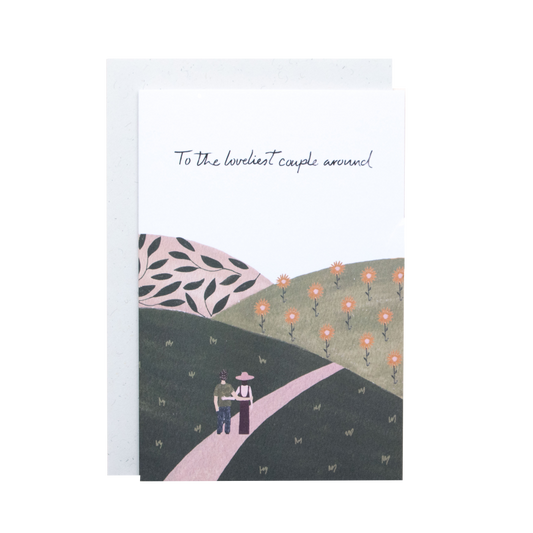 Loveliest Couple Greetings Card