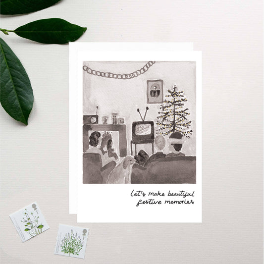 Festive Memories Polaroid Christmas Card