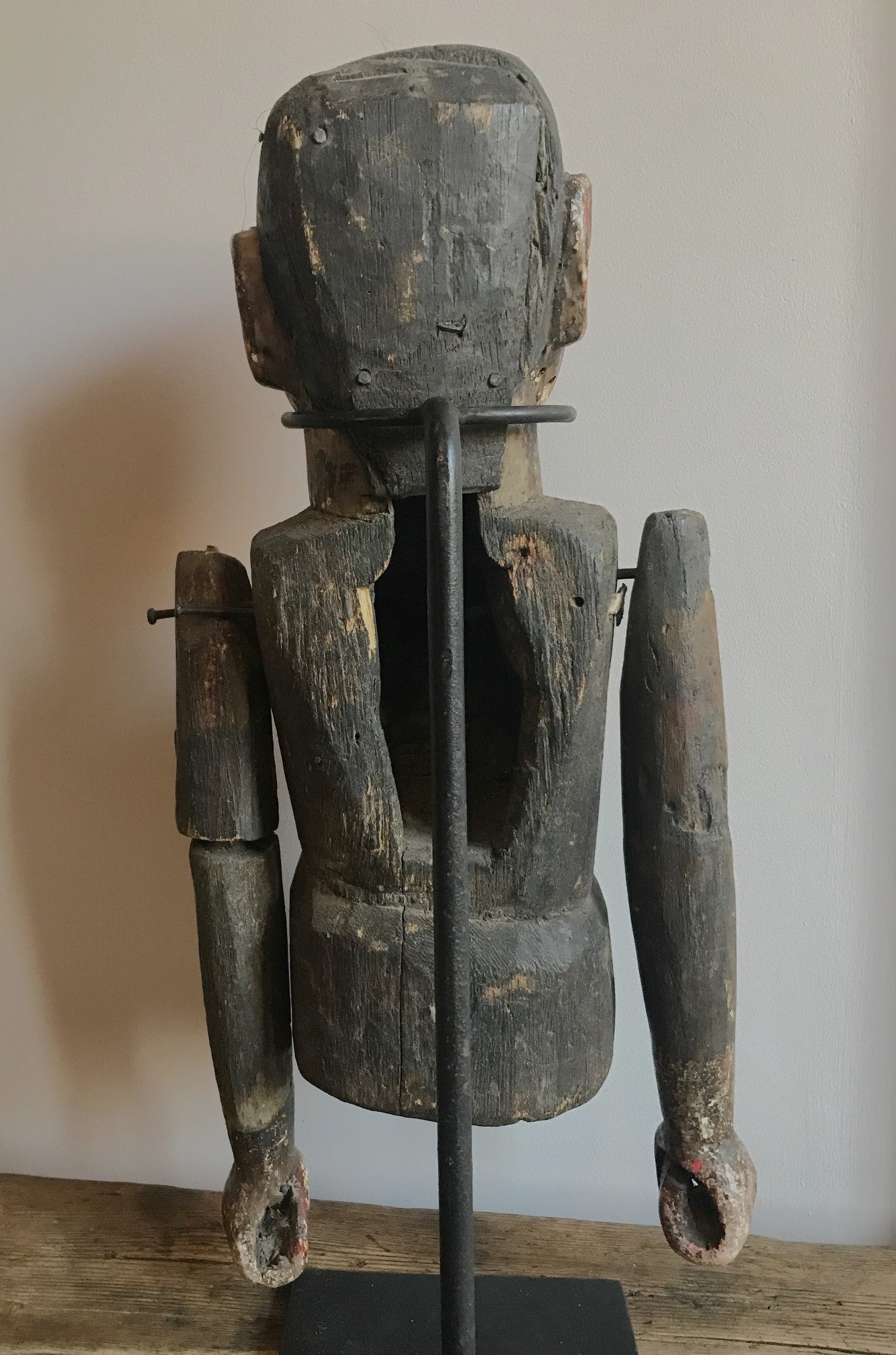 Wooden Marionette - Articulated Puppet from Southern India - Early 19th Century