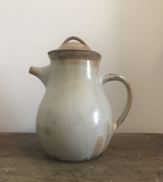 French Glazed Coffee Pot with Terracotta Filter