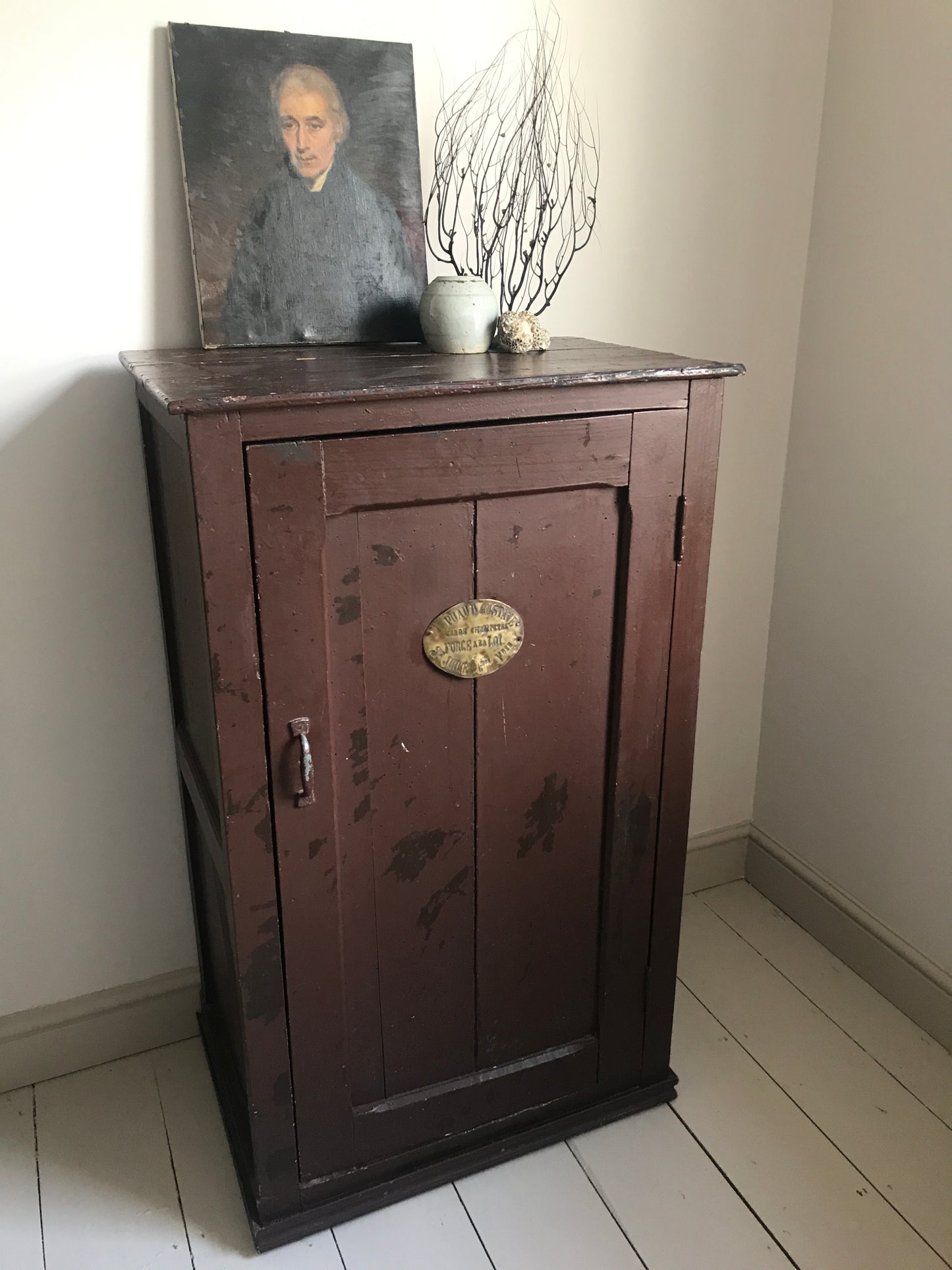 French Rustic Antique Cupboard